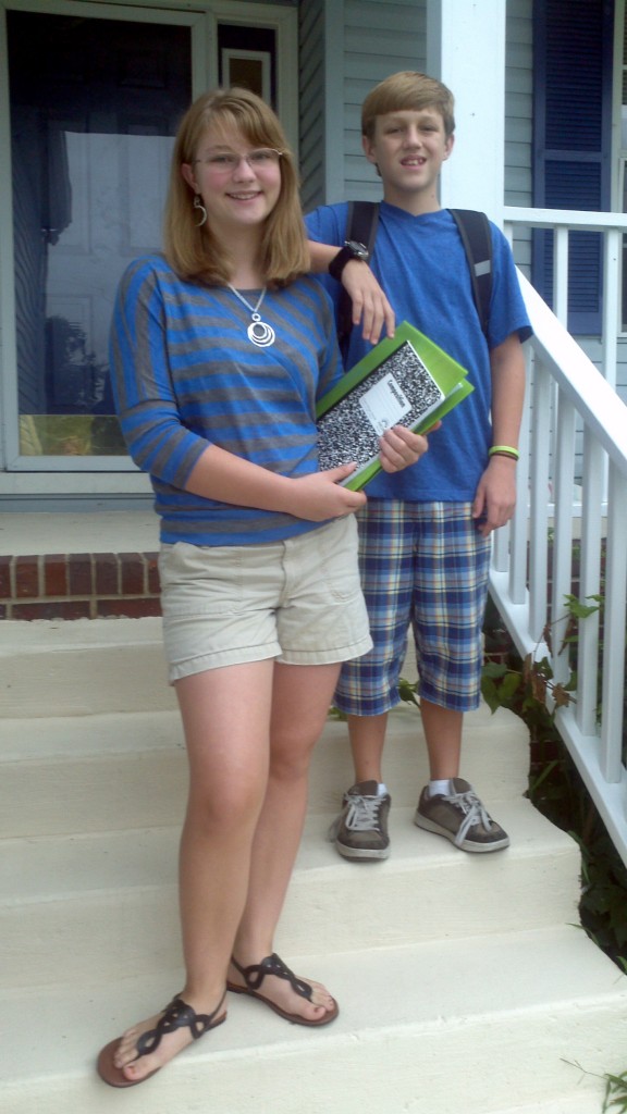 kids first day of schol 08102012 TN